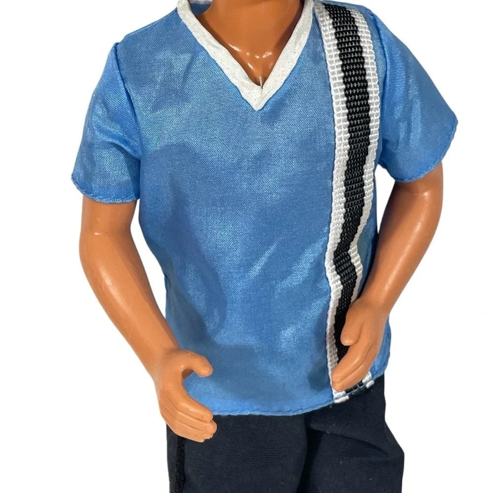 Ken Doll 1997 Rooted Brown Hair Blue Eyes Barbie 1968 Body Dressed